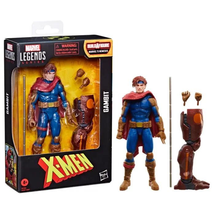 Gambit Marvel Legends Series Actionfigur von Hasbro Build-A-Figure Nemesis inspiriert aus den Marvel X-Men Comics