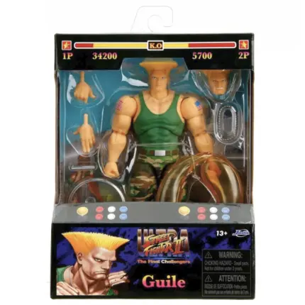 Guile Ultra Street Fighter II The Final Challengers Figur von Jada Toys