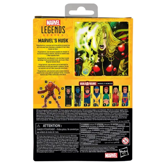 Husk Marvel Legends Series Actionfigur von Hasbro Build-A-Figure Nemesis inspiriert aus den X-Men Comics