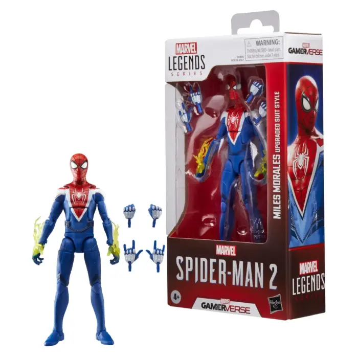 Miles Morales (Upgraded Suit Style) Marvel Legends Series Gamerverse Figur von Hasbro aus dem Video-Game Spider-Man 2