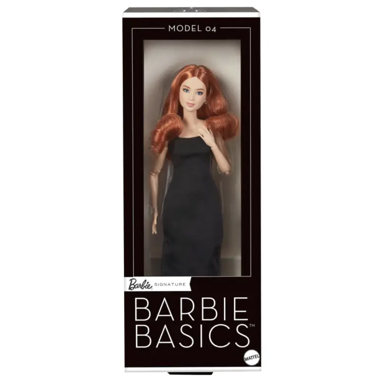 Model 04 Barbie Basics Puppe (rote Haare) aus der Barbie Signature-Kollektion von Mattel