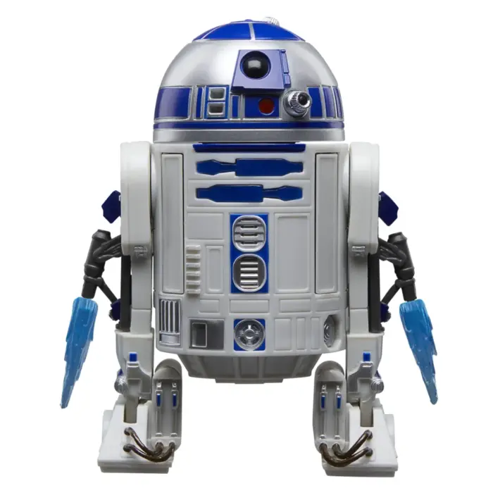 R2-D2 Star Wars Black Series Figur von Hasbro aus Episode 3 Star Wars: Rache der Sith und kommt in einer in 20th Anniversary Verpackung