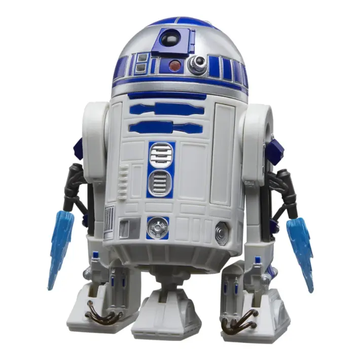 R2-D2 Star Wars Black Series Figur von Hasbro aus Episode 3 Star Wars: Rache der Sith und kommt in einer in 20th Anniversary Verpackung