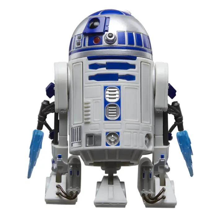R2-D2 Star Wars Black Series Figur von Hasbro aus Episode 3 Star Wars: Rache der Sith und kommt in einer in 20th Anniversary Verpackung