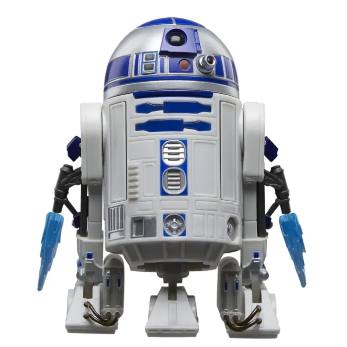 R2-D2 Star Wars Black Series Figur von Hasbro aus Episode 3 Star Wars: Rache der Sith und kommt in einer in 20th Anniversary Verpackung