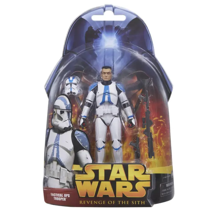 Tactical Ops Trooper Star Wars Black Series Figur von Hasbro aus Episode 3 Star Wars: Rache der Sith und kommt in einer in 20th Anniversary Verpackung