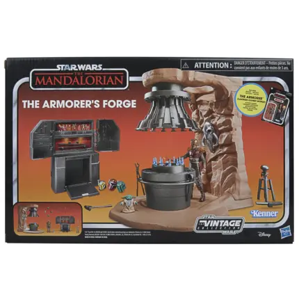 The Armorer's Forge mit The Armorer (Lakeside Covert World) Star Wars Vintage Collection Figur und Playset von Hasbro aus Star Wars: The Mandalorian
