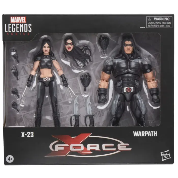X-23 und Warpath Marvel Legends Series Action-Figur von Hasbro inspiriert aus den X-Force und X-Men Comics
