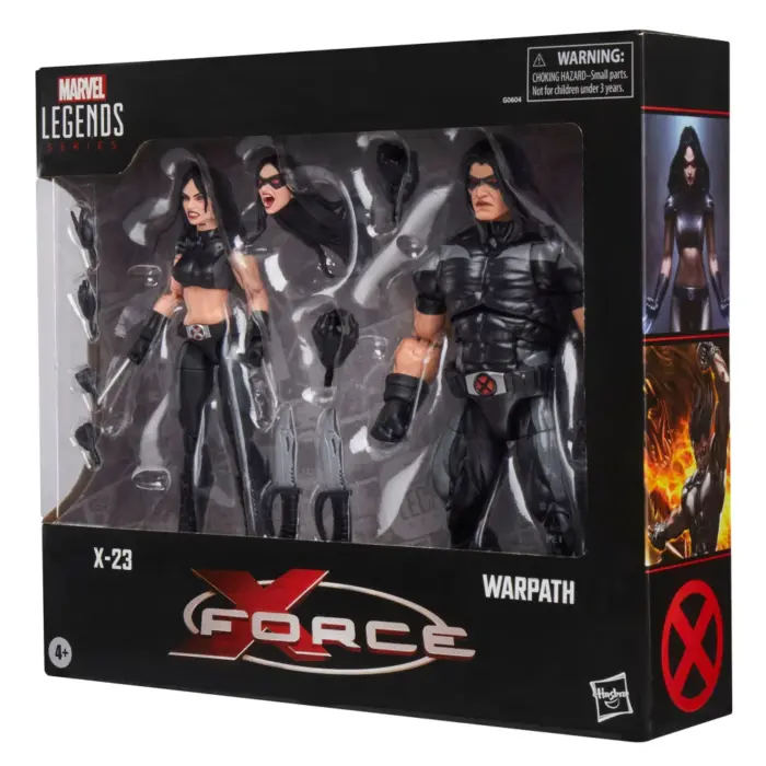X-23 und Warpath Marvel Legends Series Action-Figur von Hasbro inspiriert aus den X-Force und X-Men Comics