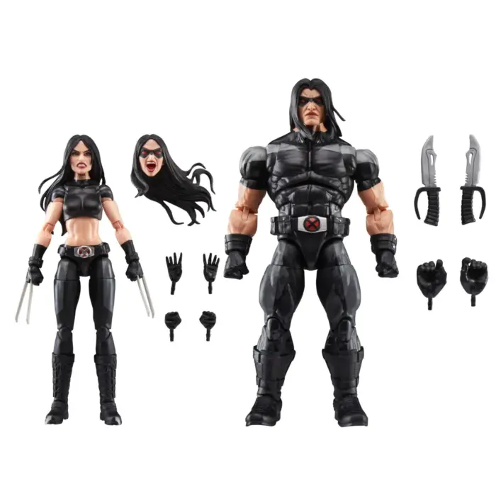 X-23 und Warpath Marvel Legends Series Action-Figur von Hasbro inspiriert aus den X-Force und X-Men Comics