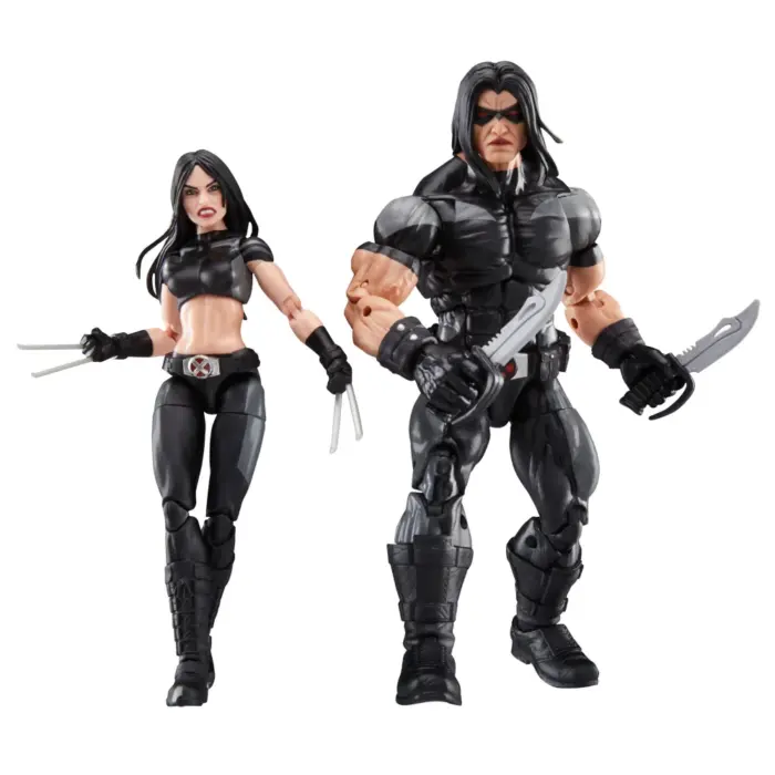 X-23 und Warpath Marvel Legends Series Action-Figur von Hasbro inspiriert aus den X-Force und X-Men Comics