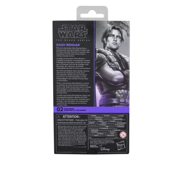 Dash Rendar Star Wars Black Series Figur Nr. 02 von Hasbro aus Star Wars: Shadows of the Empire
