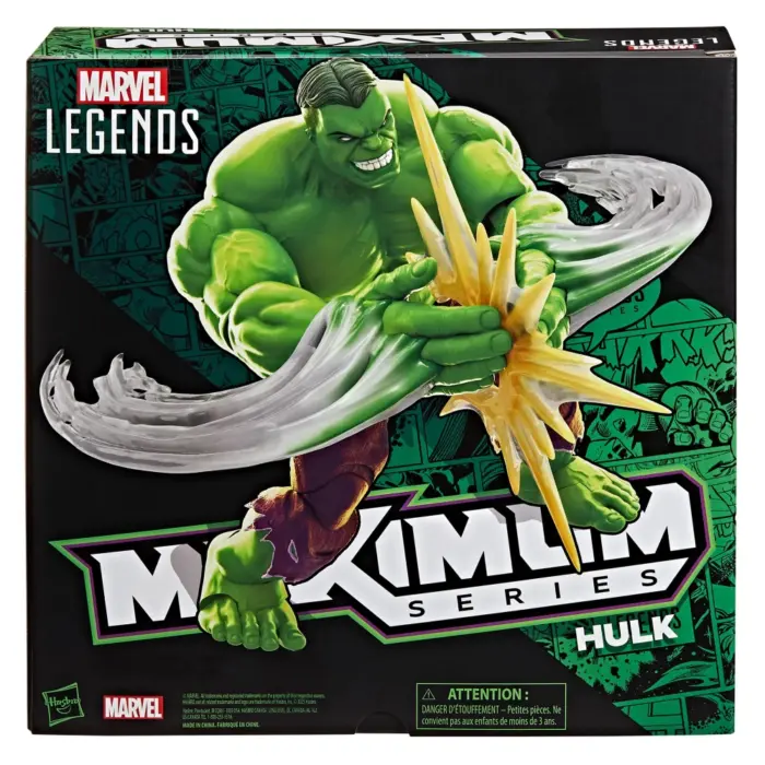 Hulk Marvel Legends Maximum Series Acionfigur von Hasbro inspiert duch die klassichen Comics