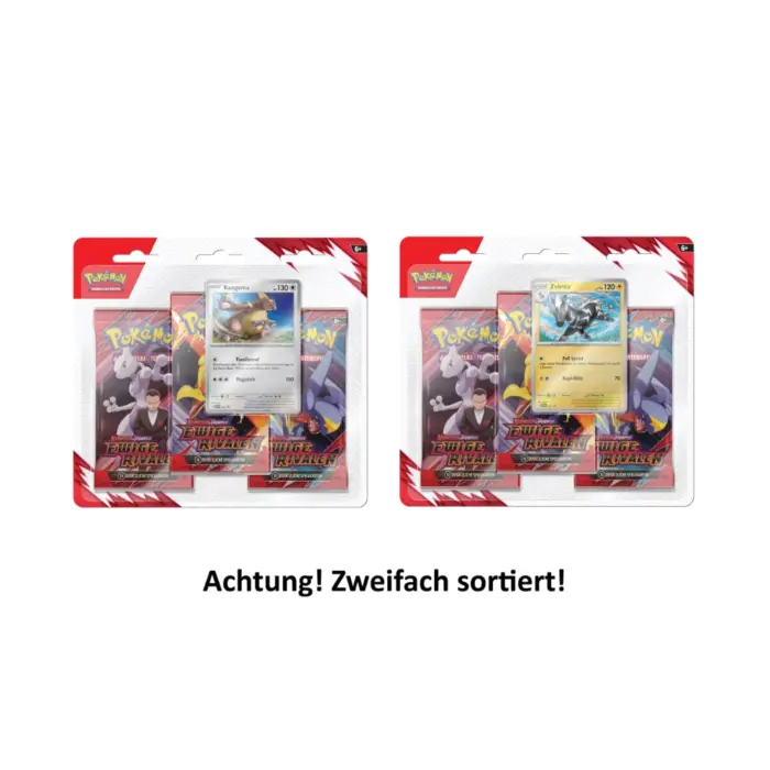 3-Pack Booster Blister Ewige Rivalen Pokemon Karmesin & Purpur KAPU10 (deutsch)