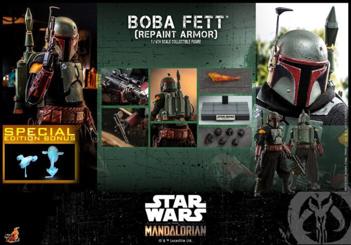 BOBA FETT (REPAINT ARMOR) - Star Wars: The Mandalorian - Television Masterpiece Series Special Edition TMS056 – Bild 7