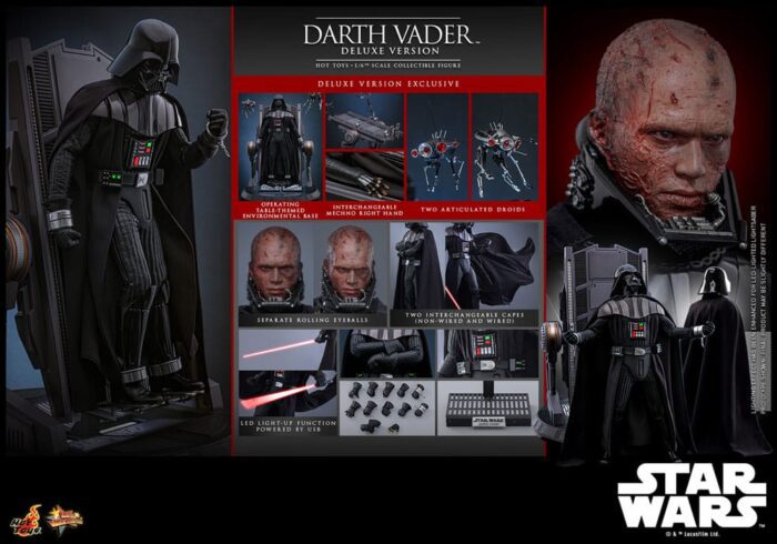 DARTH VADER - Star Wars: Revenge of the Sith (Episode 3) - Movie Masterpiece Series Deluxe Version – Bild 17