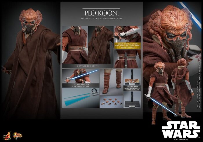 PLO KOON - Star Wars: The Clone Wars - Movie Masterpiece Series MMS 785 – Bild 21