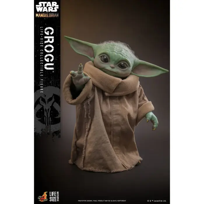 Grogu Lifesize Hot-Toys Masterpiece Series Figur aus Star Wars: The Mandalorian