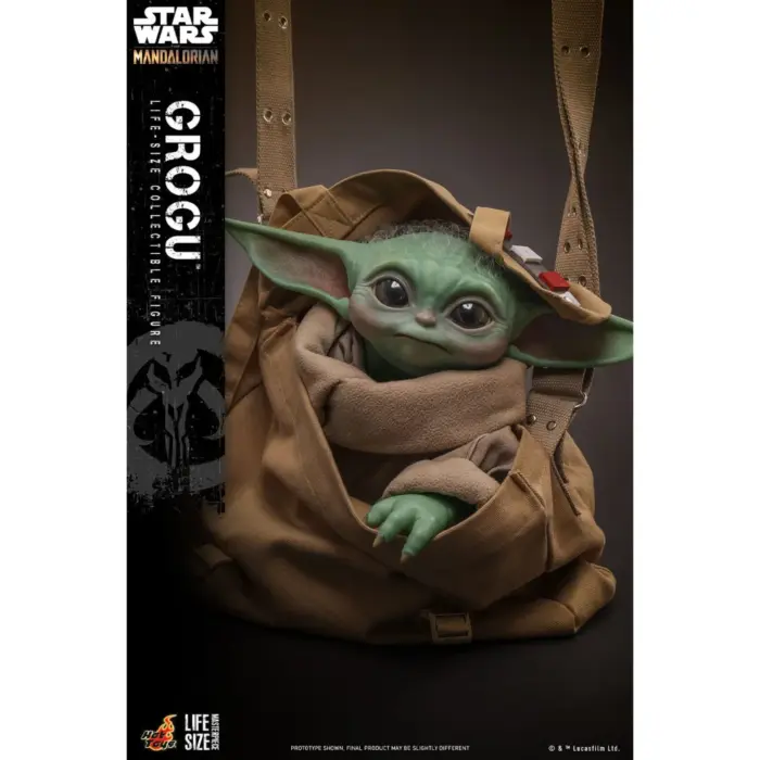 Grogu Lifesize Hot-Toys Masterpiece Series Figur aus Star Wars: The Mandalorian