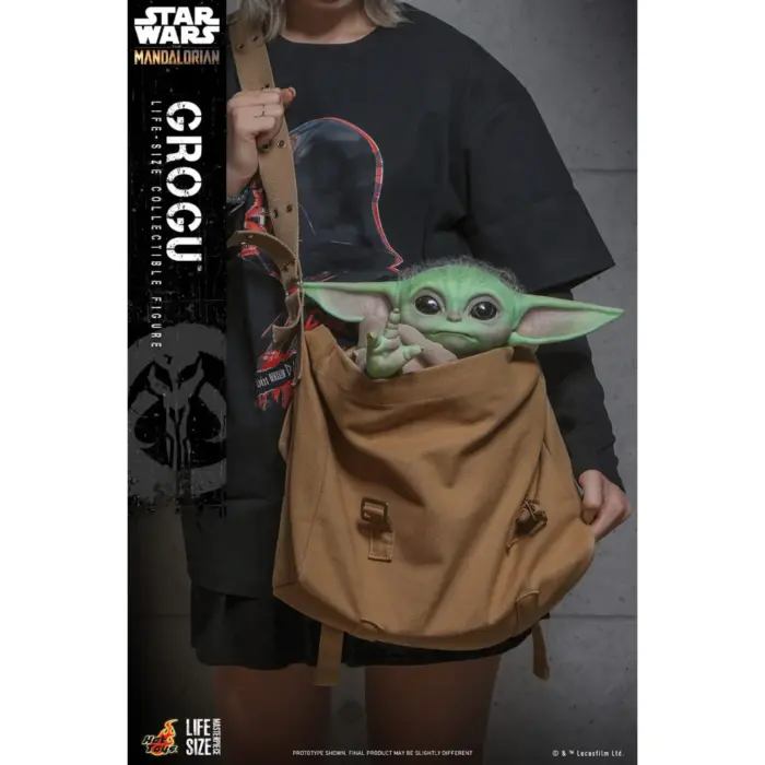 Grogu Lifesize Hot-Toys Masterpiece Series Figur aus Star Wars: The Mandalorian