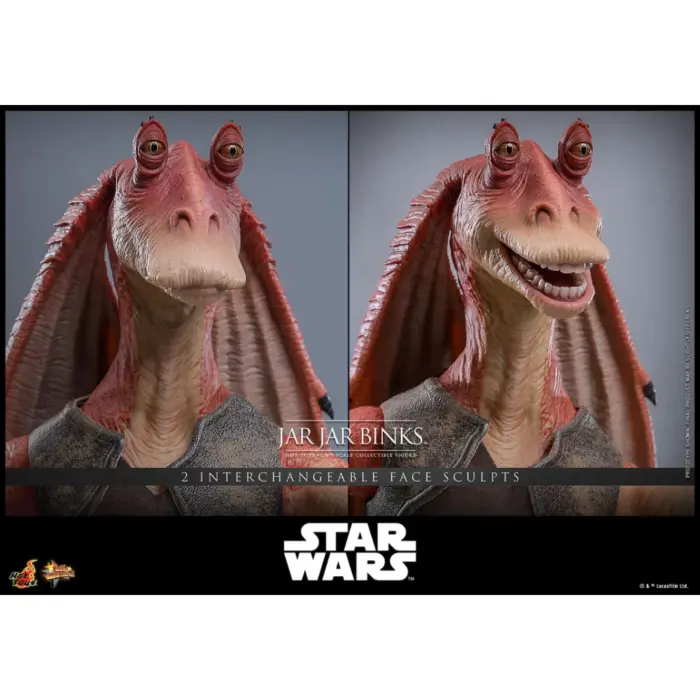 Jar Jar Binks Hot-Toys (1:6) Sixth Scale Collectibles Series Figur aus Episode 1 Star Wars: The Phantom Menace