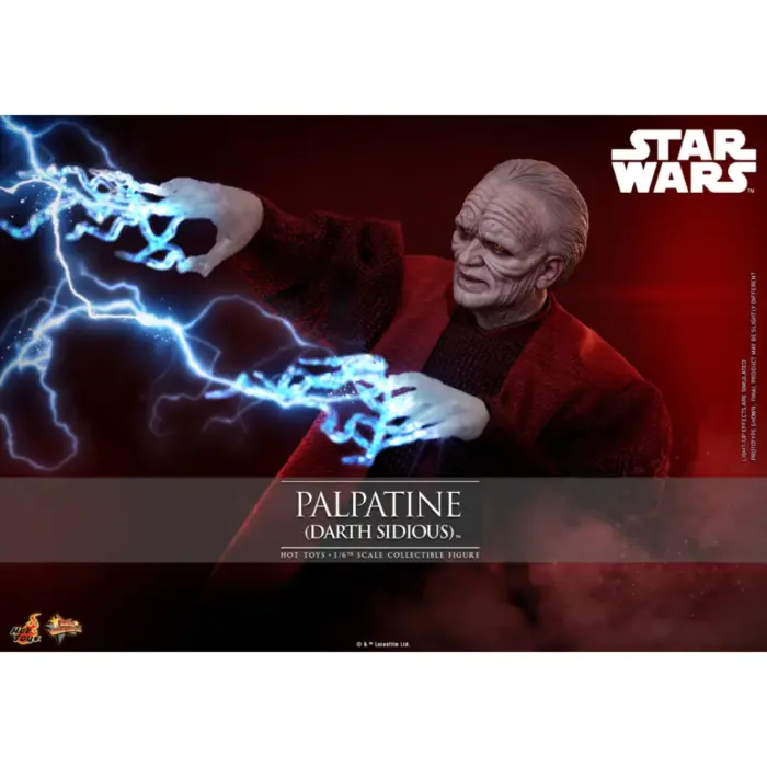 Palpatine (Darth Sidious) Hot-Toys Masterpiece Series Figur aus Episode 3 Star Wars: Die Rache der Sith