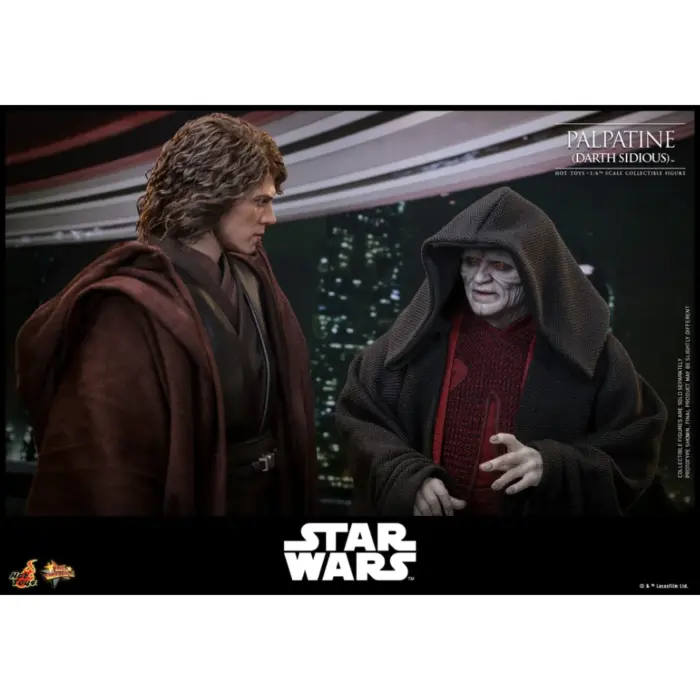 Palpatine (Darth Sidious) Hot-Toys Masterpiece Series Figur aus Episode 3 Star Wars: Die Rache der Sith
