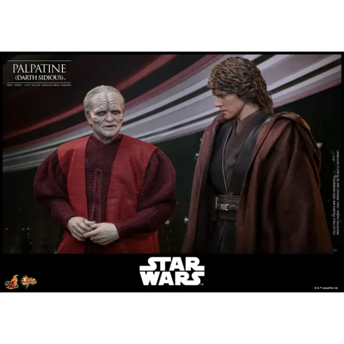 Palpatine (Darth Sidious) Hot-Toys Masterpiece Series Figur aus Episode 3 Star Wars: Die Rache der Sith