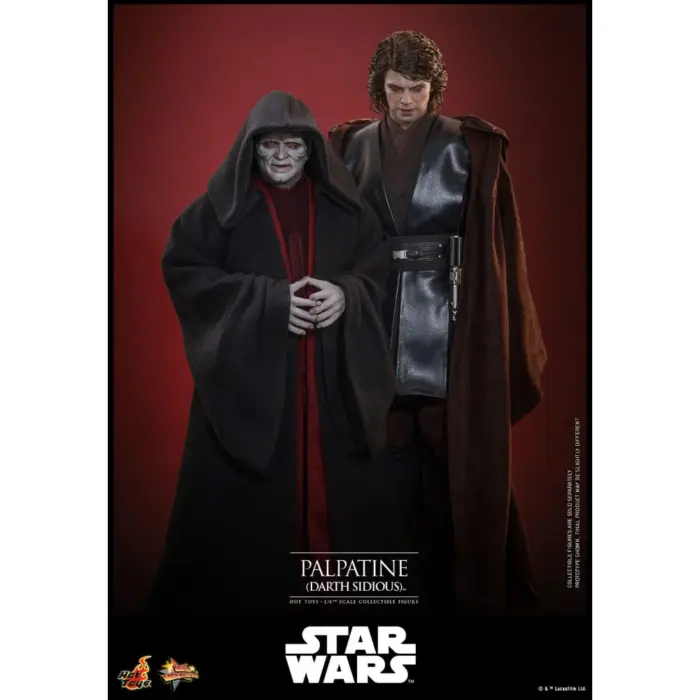 Palpatine (Darth Sidious) Hot-Toys Masterpiece Series Figur aus Episode 3 Star Wars: Die Rache der Sith
