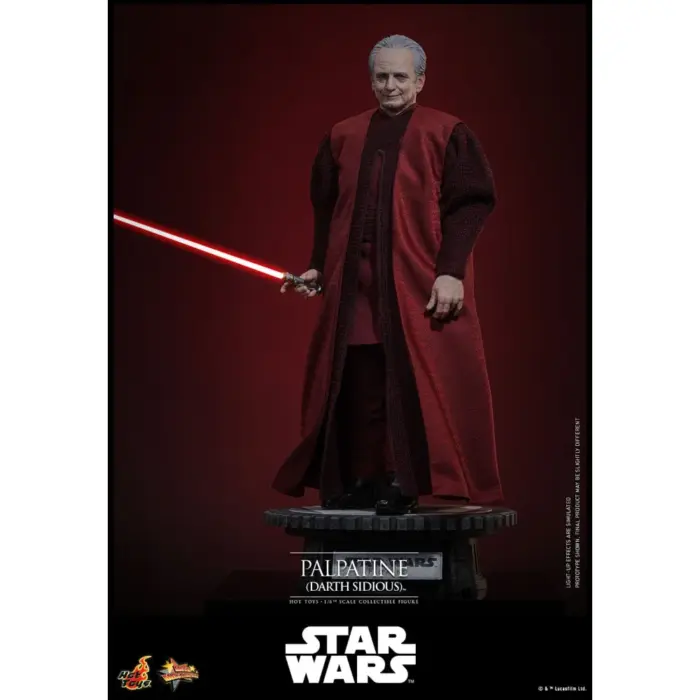 Palpatine (Darth Sidious) Hot-Toys Masterpiece Series Figur aus Episode 3 Star Wars: Die Rache der Sith