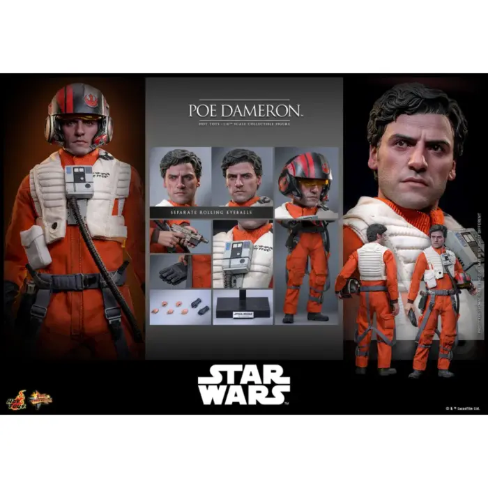 POE DAMERON – Star Wars: The Force Awakens – Movie Masterpiece Series – Bild 15