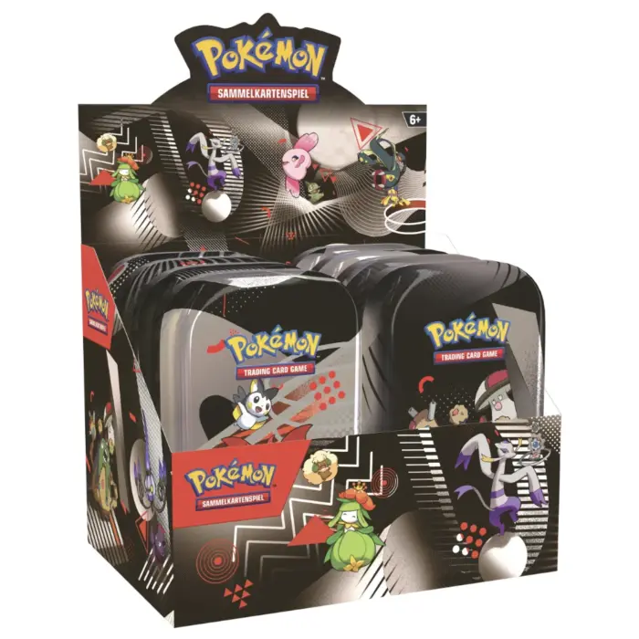 Pokemon Mini Tins Schwarze Blitze & Weisse Flammen Karmesin und Purpur KAPU 10.5 deutsch