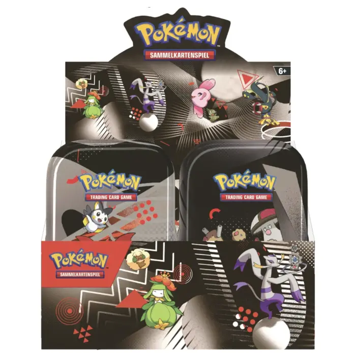Pokemon Mini Tins Schwarze Blitze & Weisse Flammen Karmesin und Purpur KAPU 10.5 deutsch