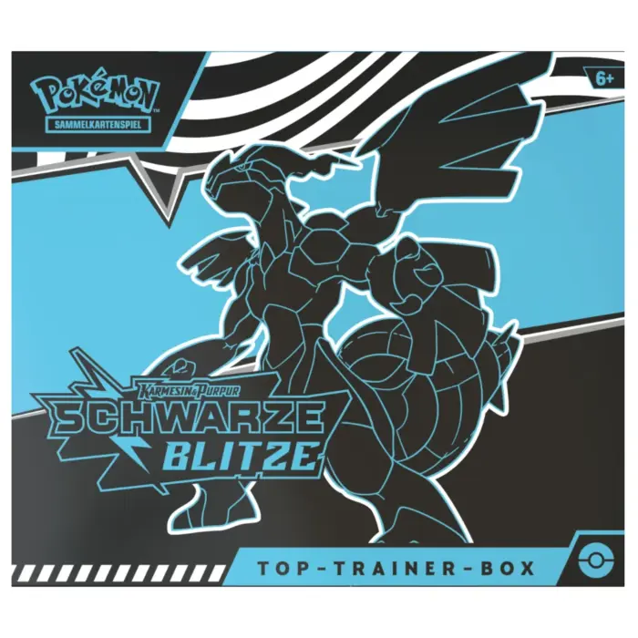 Schwarze Blitze Pokemon Top Trainer-Box Karmesin & Purpur KAPU10.5 (deutsch)