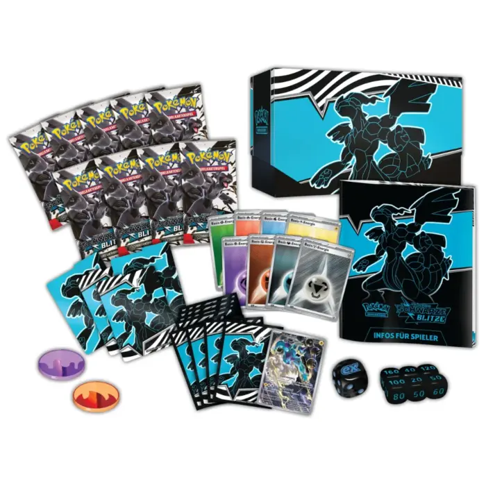 Schwarze Blitze Pokemon Top Trainer-Box Karmesin & Purpur KAPU10.5 (deutsch)