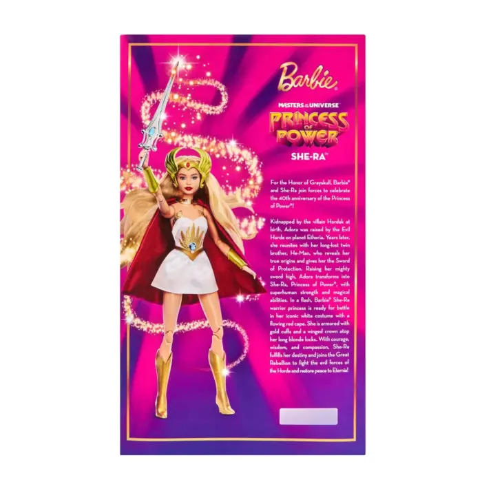 Masters of the Universe She-Ra Barbie Puppe aus der Signatur Series von Mattel Creations