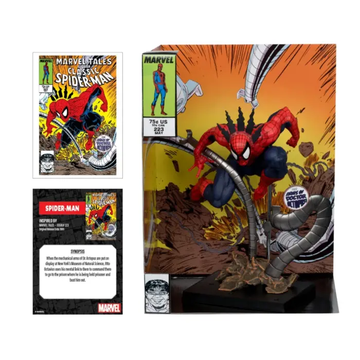 Spider-Man McFarlane Toys Comic Collectible 1:6 Scale Figur mit Diorama und Comic aus Marvel Tales #223