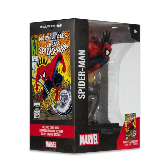 Spider-Man McFarlane Toys Comic Collectible 1:6 Scale Figur mit Diorama und Comic aus Marvel Tales #223