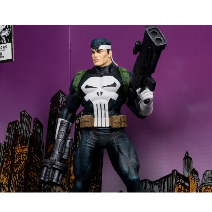 The Punisher McFarlane Toys Comic Collectible 1:6 Scale Figur mit Diorama und Comic aus The Punisher War Journal #8