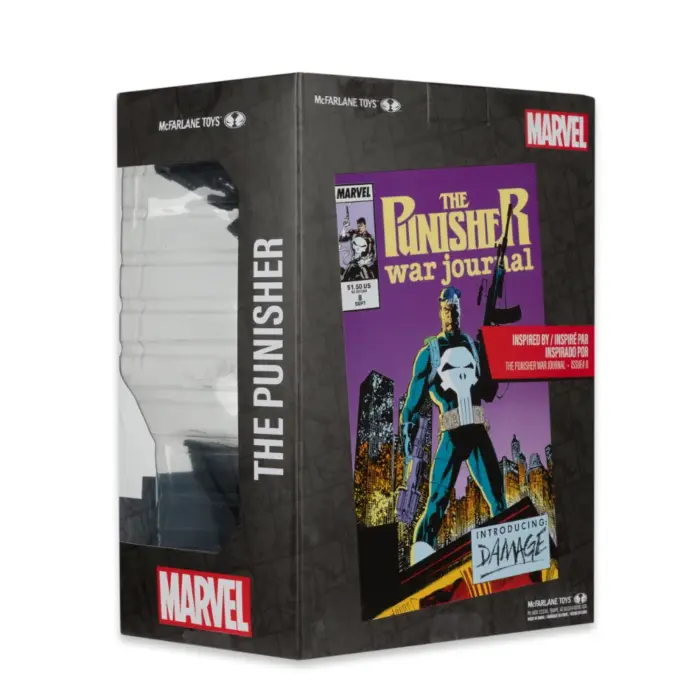 The Punisher McFarlane Toys Comic Collectible 1:6 Scale Figur mit Diorama und Comic aus The Punisher War Journal #8