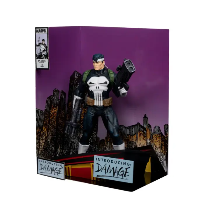 The Punisher McFarlane Toys Comic Collectible 1:6 Scale Figur mit Diorama und Comic aus The Punisher War Journal #8