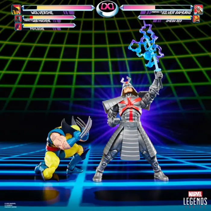 Wolverine vs. Silver Samurai Marvel Legends Series Gamerverse Figuren 2-Pack von Hasbro