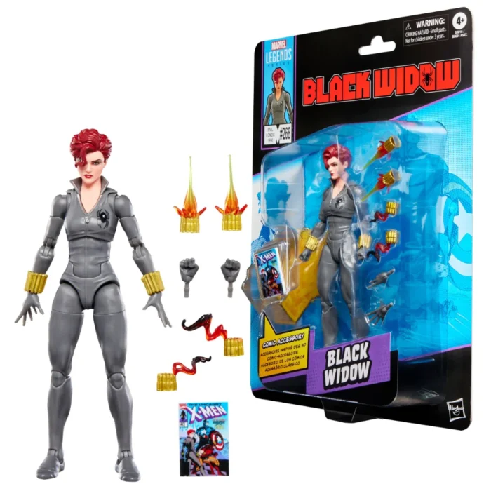 Black Widow Marvel Legends Series Actionfigur von Hasbro aus dem Uncanny X-Men #268 und den Avengers Comics