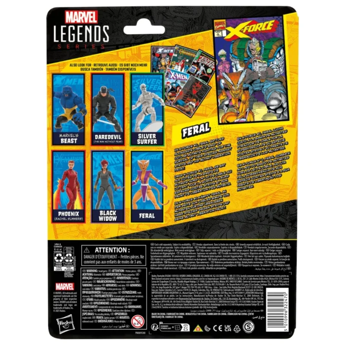 FERAL – Marvel Legends Series – Scale-Comic Collection – X-Force – Bild 2