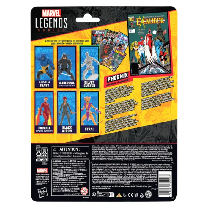 Pheonix Marvel Legends Series Figur von Hasbro aus dem Excalibur #1 Comic von 1988