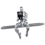 Silver Surfer Marvel Legends Series Actionfigur von Hasbro aus dem The Silver Surfer Comic #1 von 1968