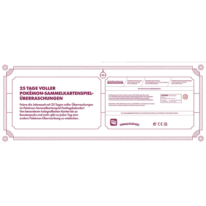 FESTTAGSKALENDER – Pokémon – Adventskalender 2025 – Bild 6