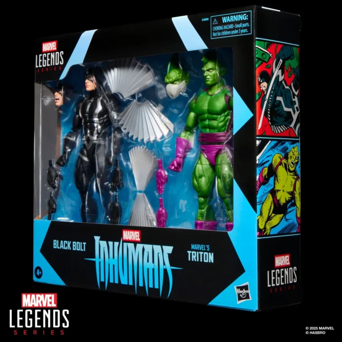 Black Bolt & Marvel's Triton Marvel Legends Series Actionfiguren 2-Pack von Hasbro aus Inhuman