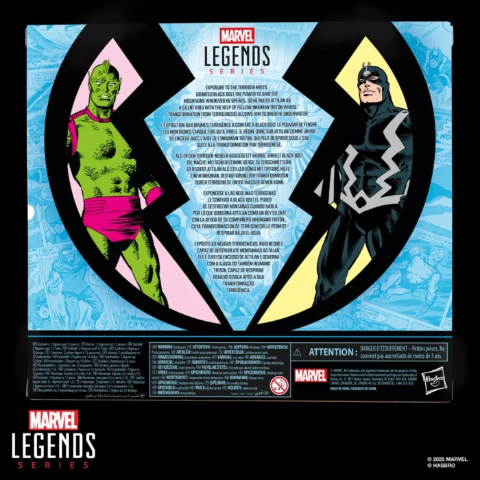 Black Bolt & Marvel's Triton Marvel Legends Series Actionfiguren 2-Pack von Hasbro aus Inhuman