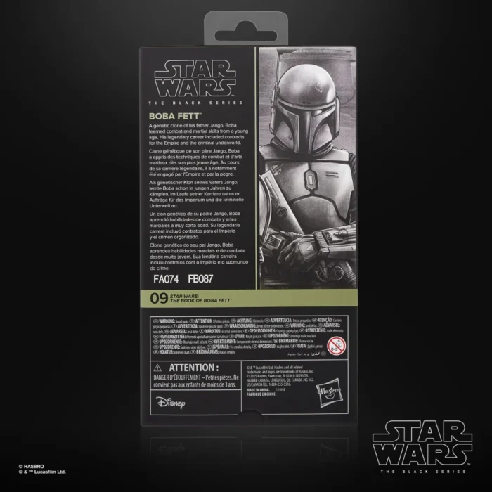 Boba Fett Star Wars Black Series Figur Nr. 09 von Hasbro aus Star Wars: The Book of Boba Fett